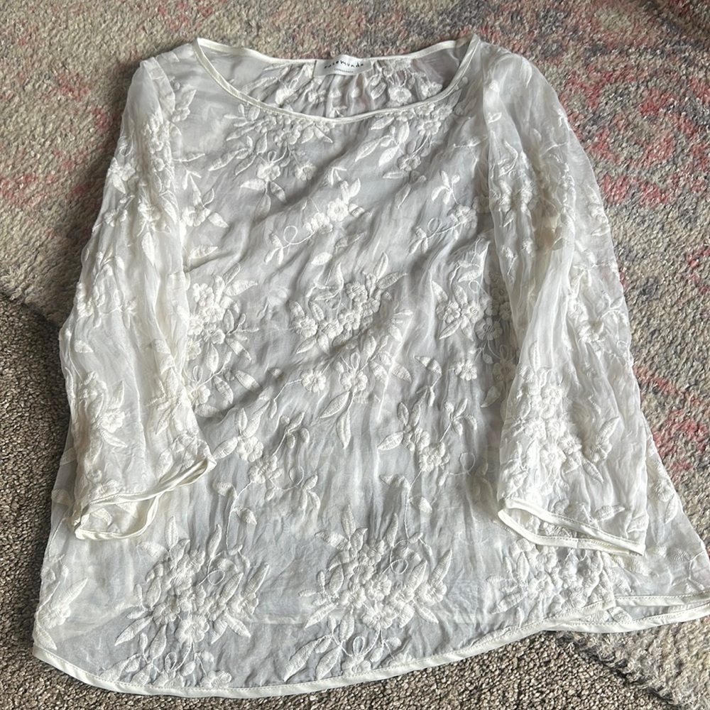 Rosemunde Copenhagen Floral Top
